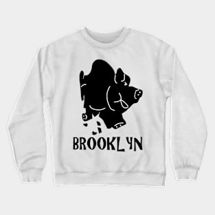 A funny map of Brooklyn, NY Crewneck Sweatshirt